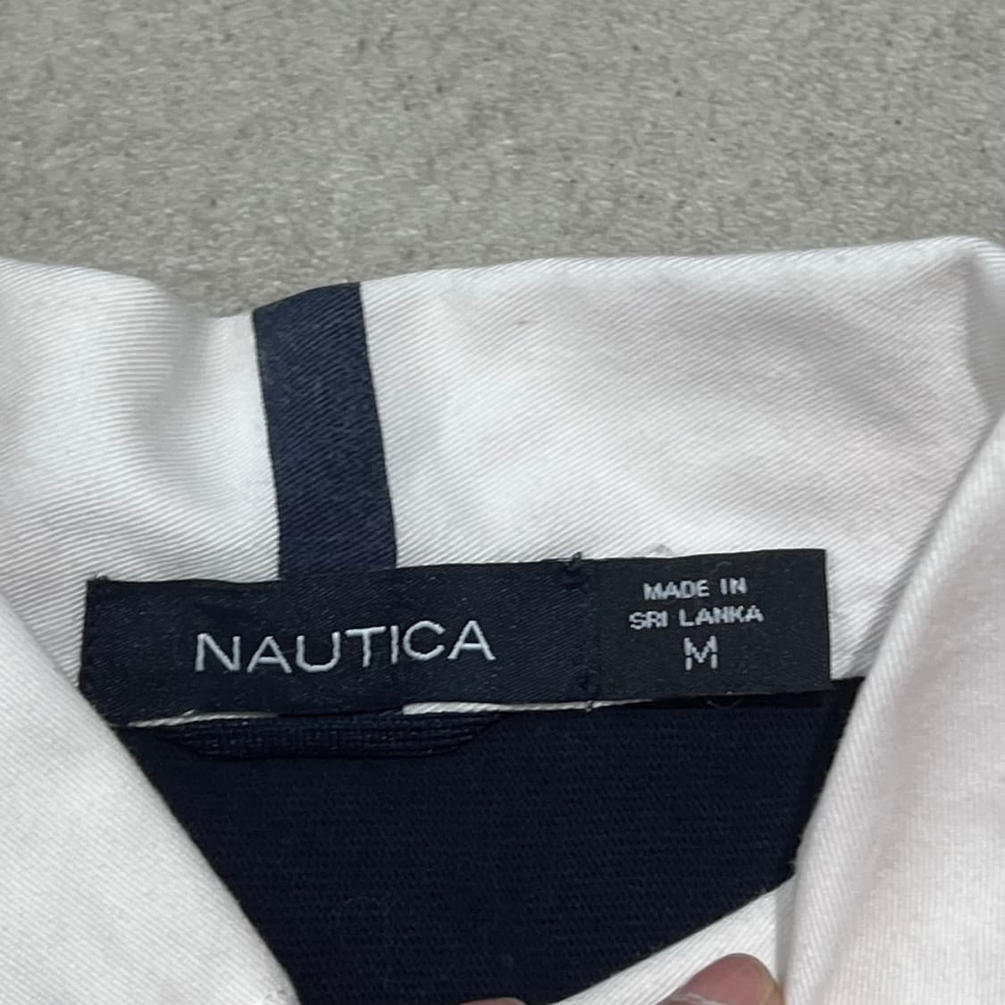 노티카 백로고 럭비티셔츠 s10818 상품이미지6