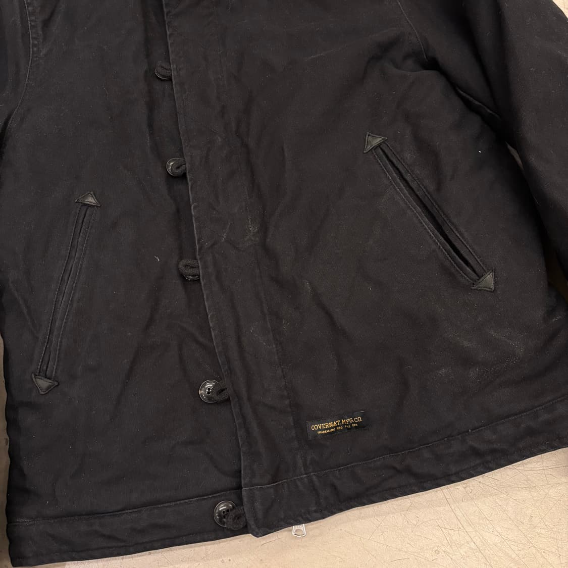 커버낫 블랙 양털 누빔 자켓 상품이미지2