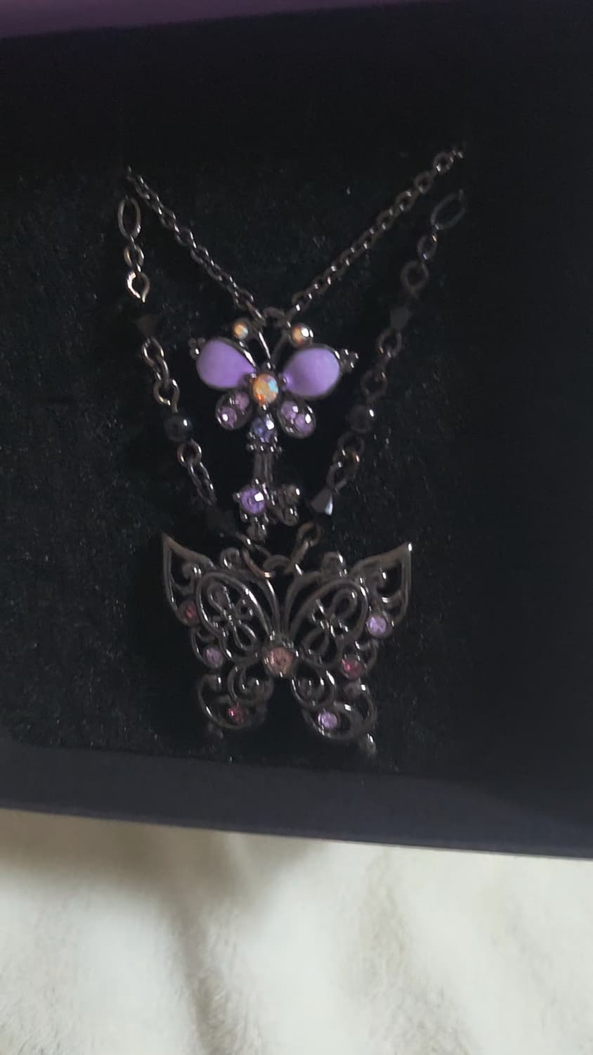 안나수이 나비 열쇠 목걸이 상품이미지2