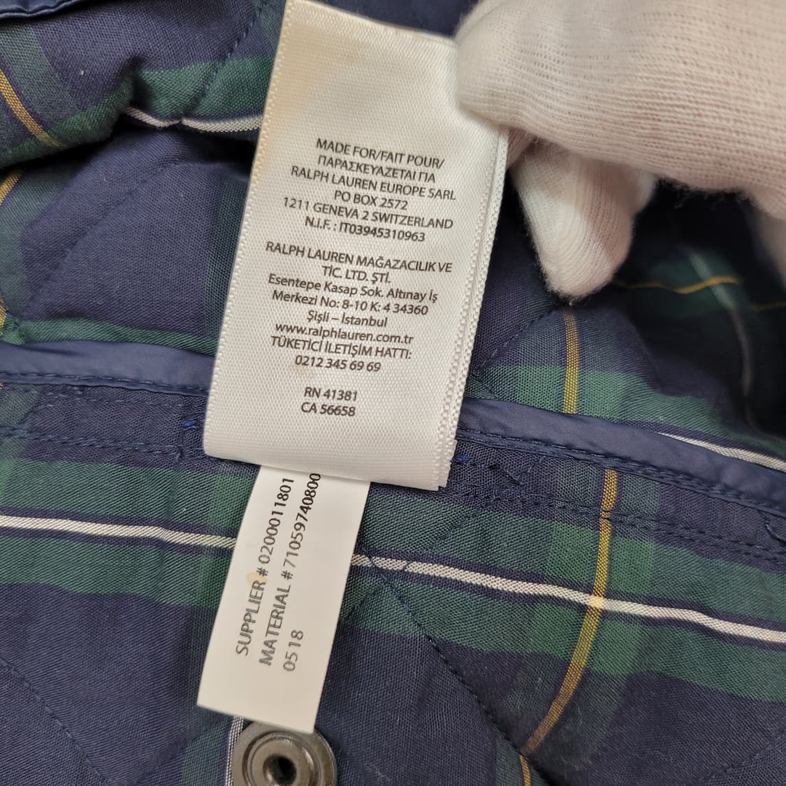 폴로랄프로렌 네이비 퀼팅 조끼 베스트 S사이즈 상품이미지10