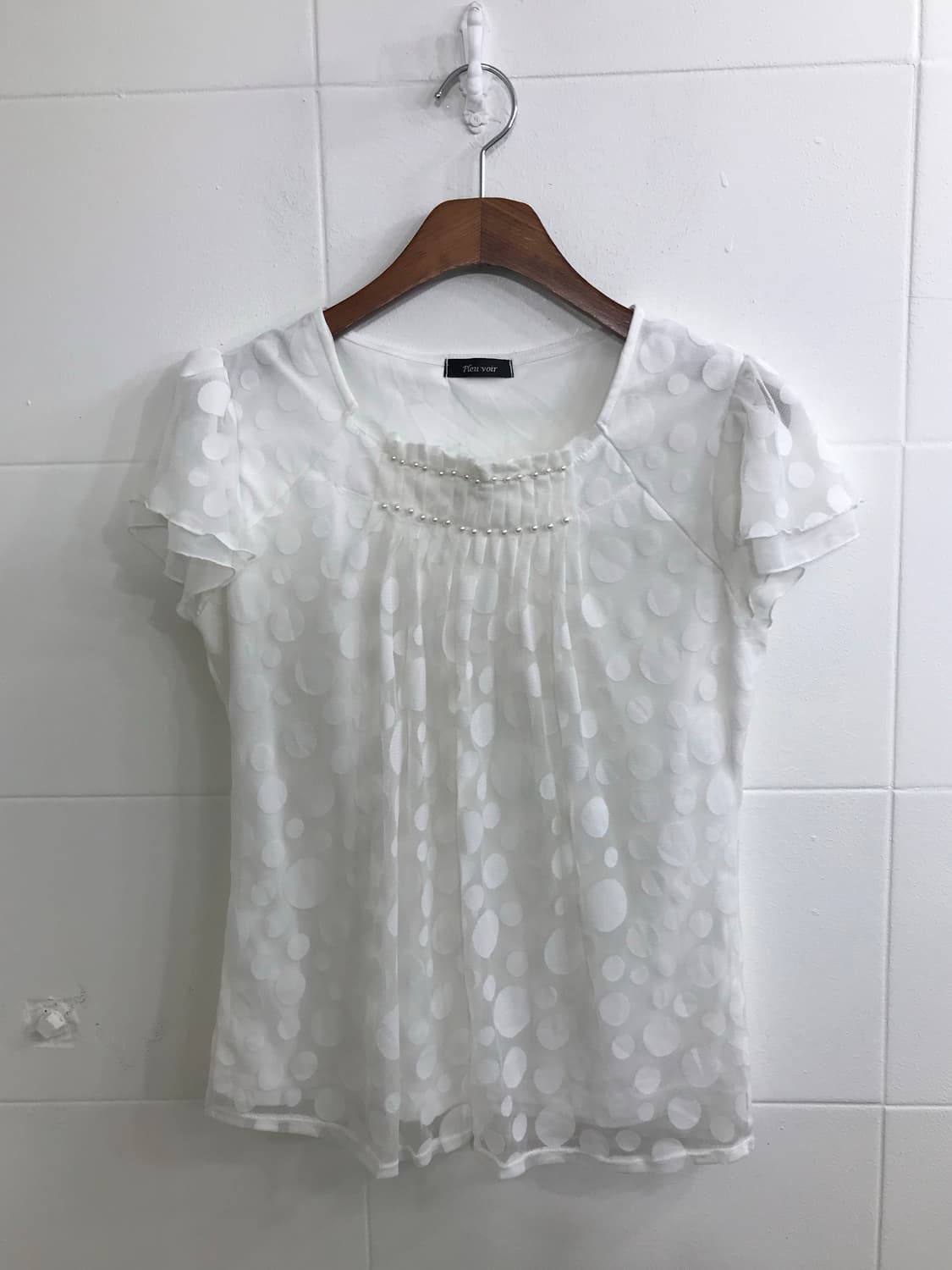 빈티지 블랙 도트 데일리 니혼진 코디세트 상품이미지6