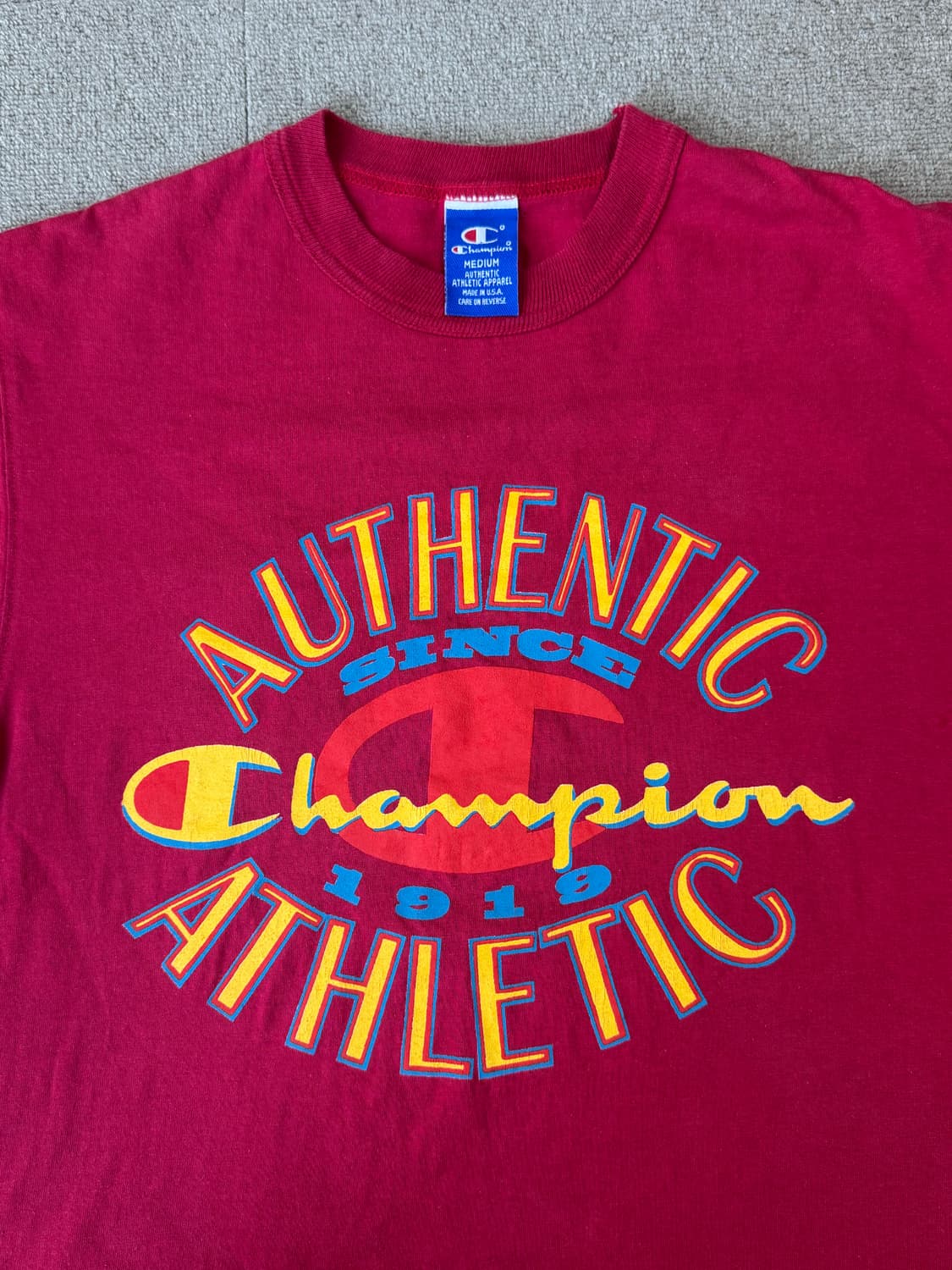 90년대 USA 빈티지 챔피온 티셔츠 상품이미지2