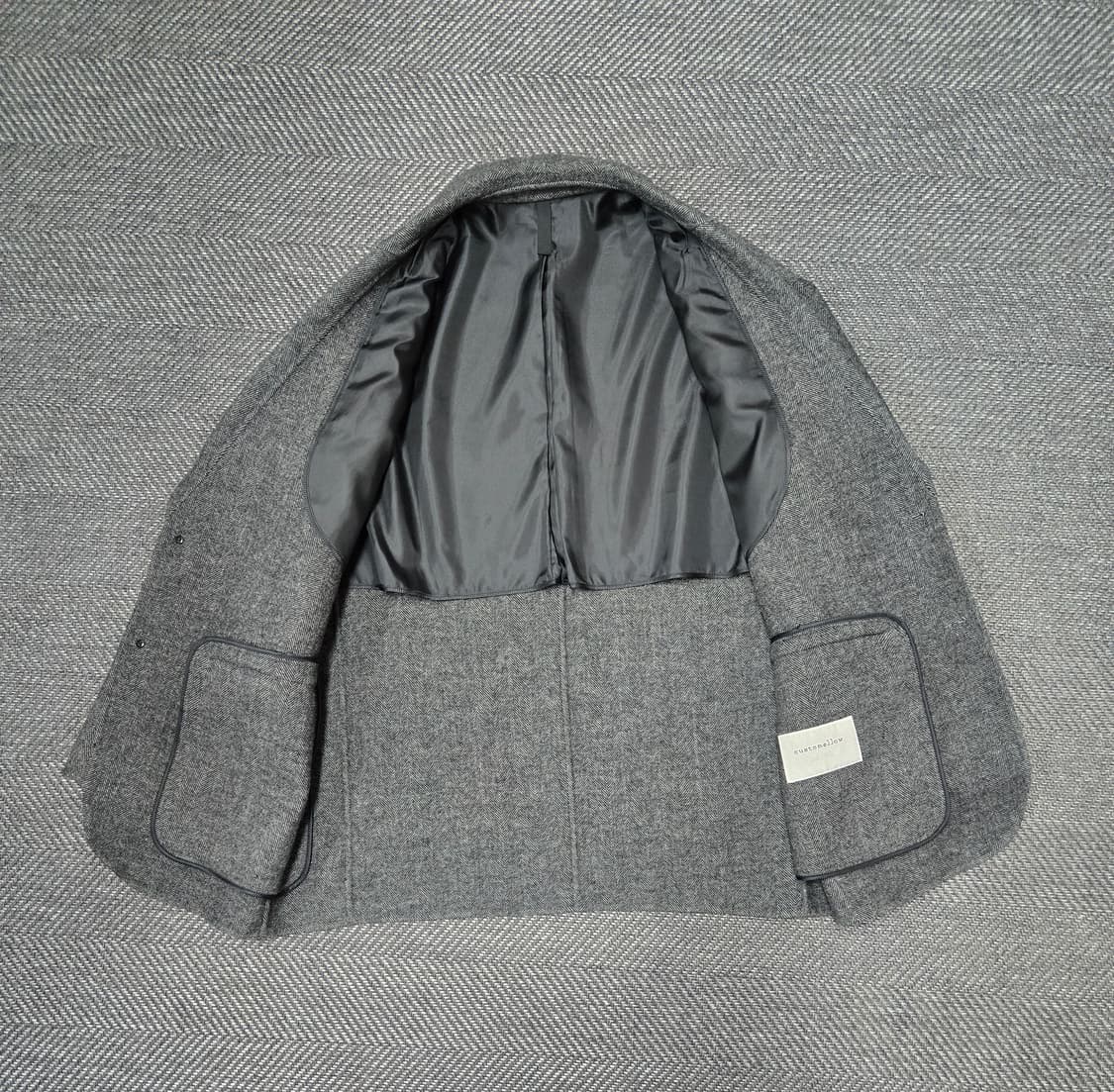 커스텀멜로우 핸드메이드 헤링본 오버핏 자켓 상품이미지4