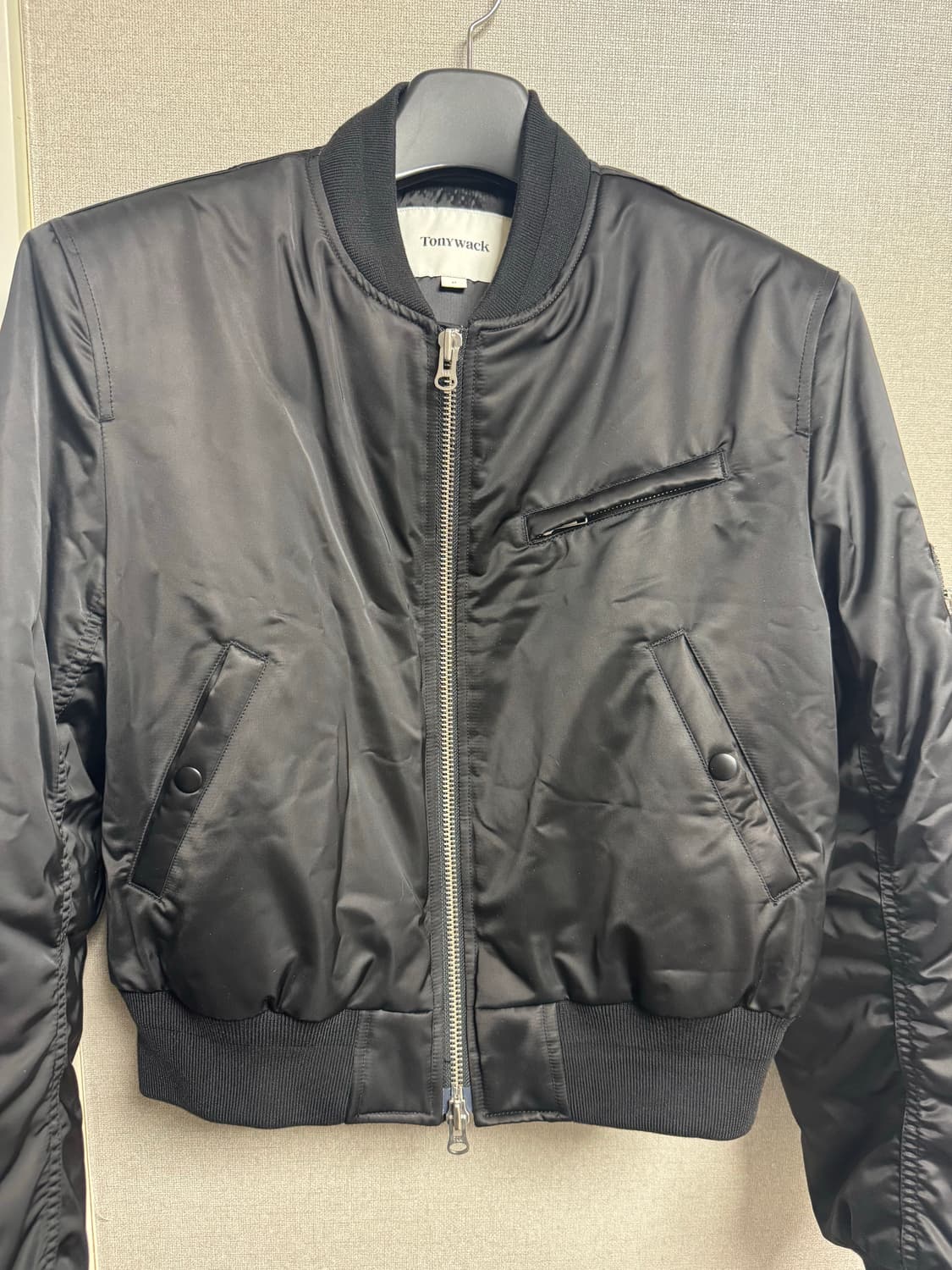 토니웩 리사이클 크롭 패디드 봄버 상품이미지3