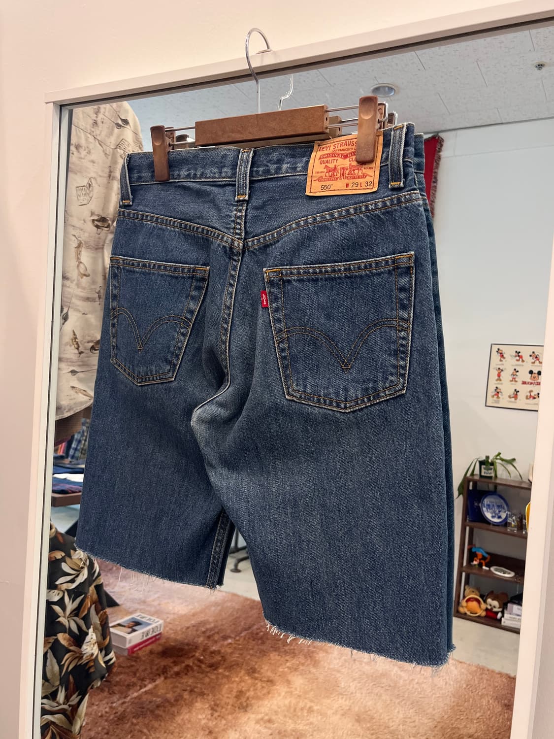 Levis 리바이스 550 컷오프 데님 쇼츠 팬츠 (29inch) 상품이미지4