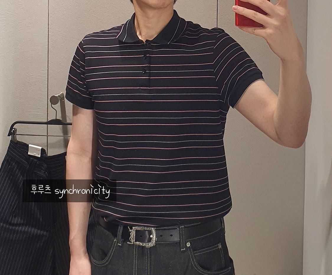 생로랑 보더 스트라이프 카라티 상품이미지1