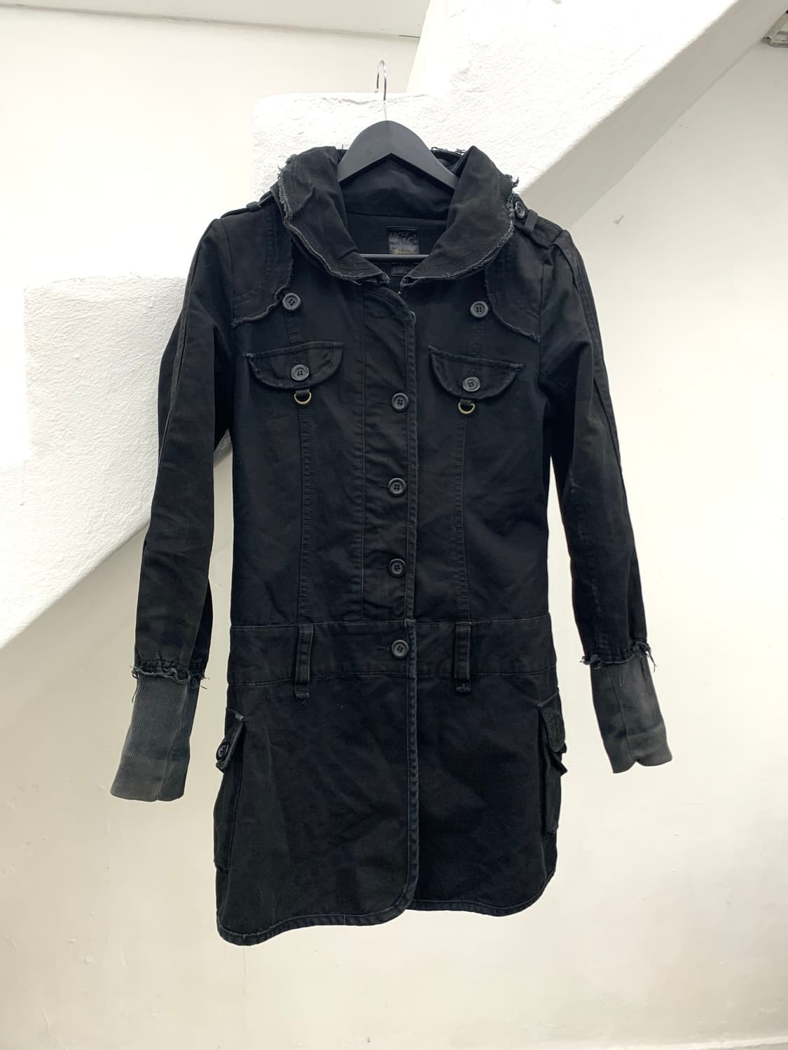 Spinash grunge pocket detail ribbed jack 상품이미지4