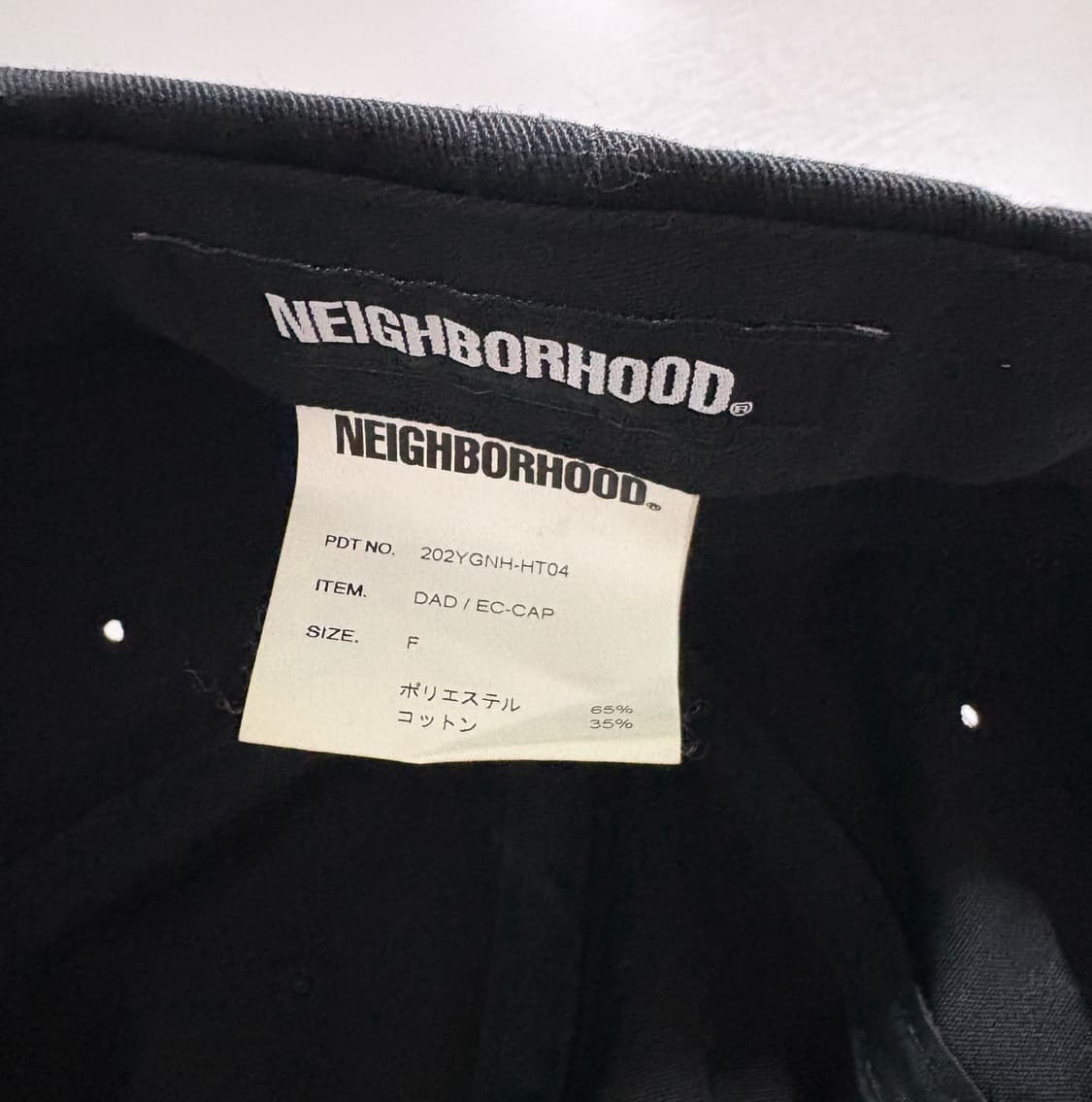 네이버후드 대드 캡 모자 상품이미지4