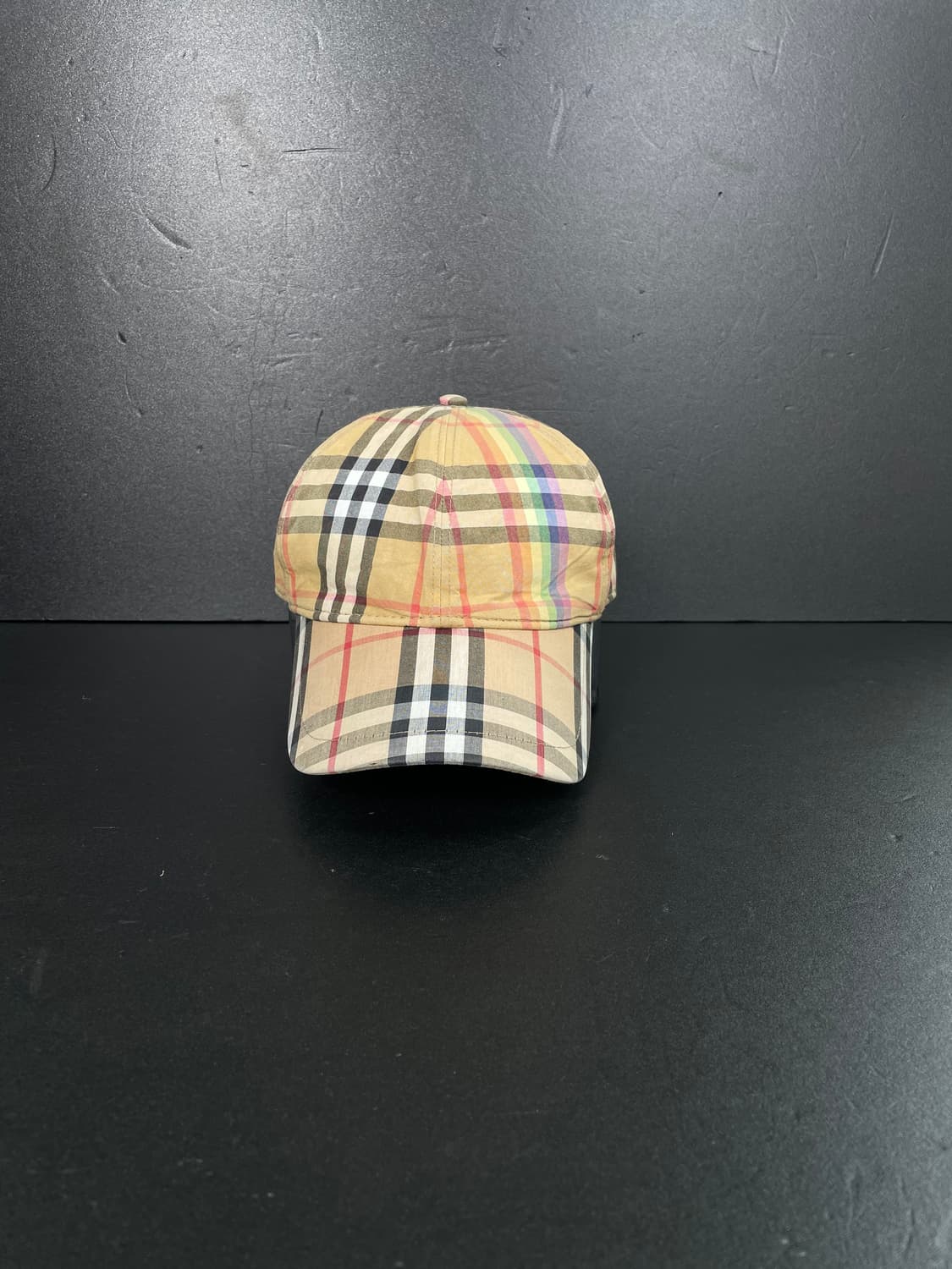 [S] 버버리 레인보우 노바 체크 볼캡 상품이미지2