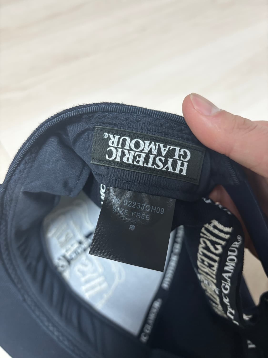 히스테릭글래머 위스키캡 네이비 상품이미지4