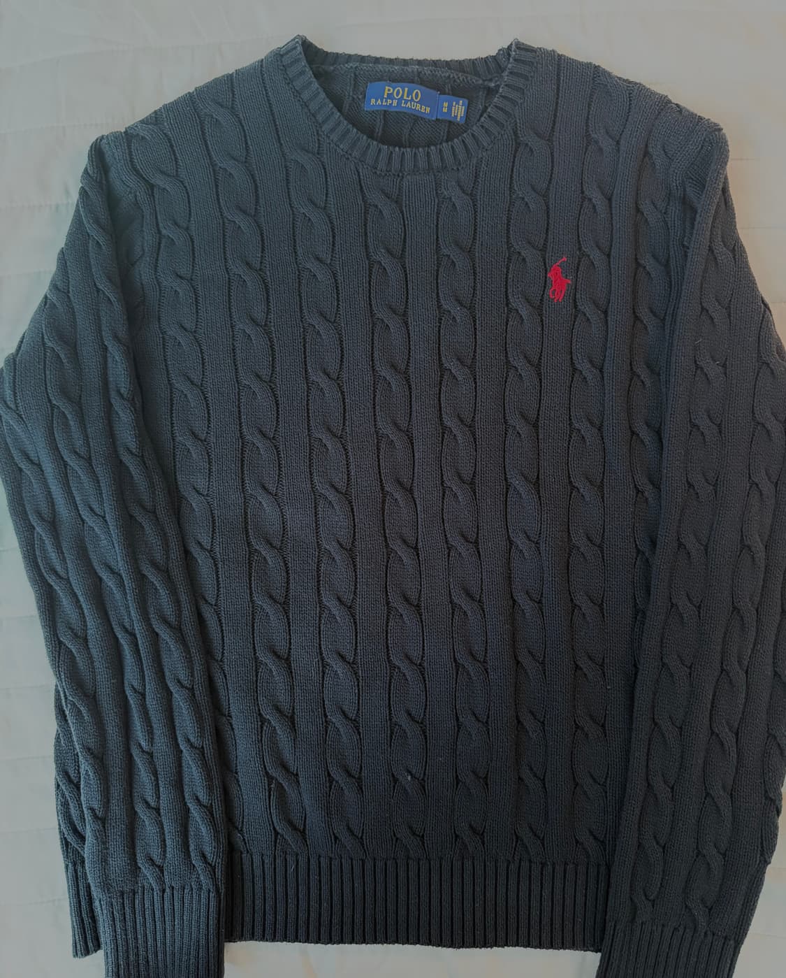 폴로 랄프로렌 꽈배기 니트 블랙 상품이미지2