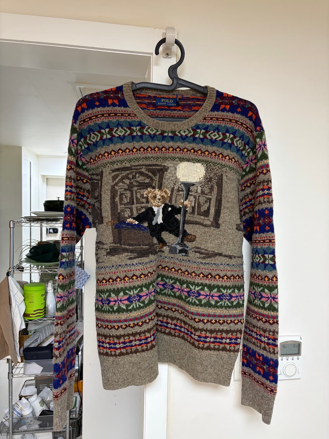 폴로 랄프로렌 댄싱베어 페어아일 니트 m 상품이미지1