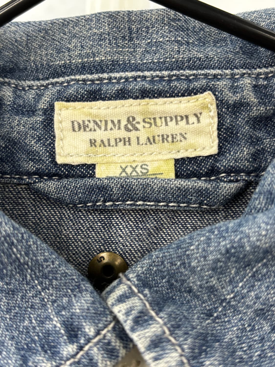 Denim&Supply 랄프로렌 스터드 데님 셔츠 XXS 상품이미지4