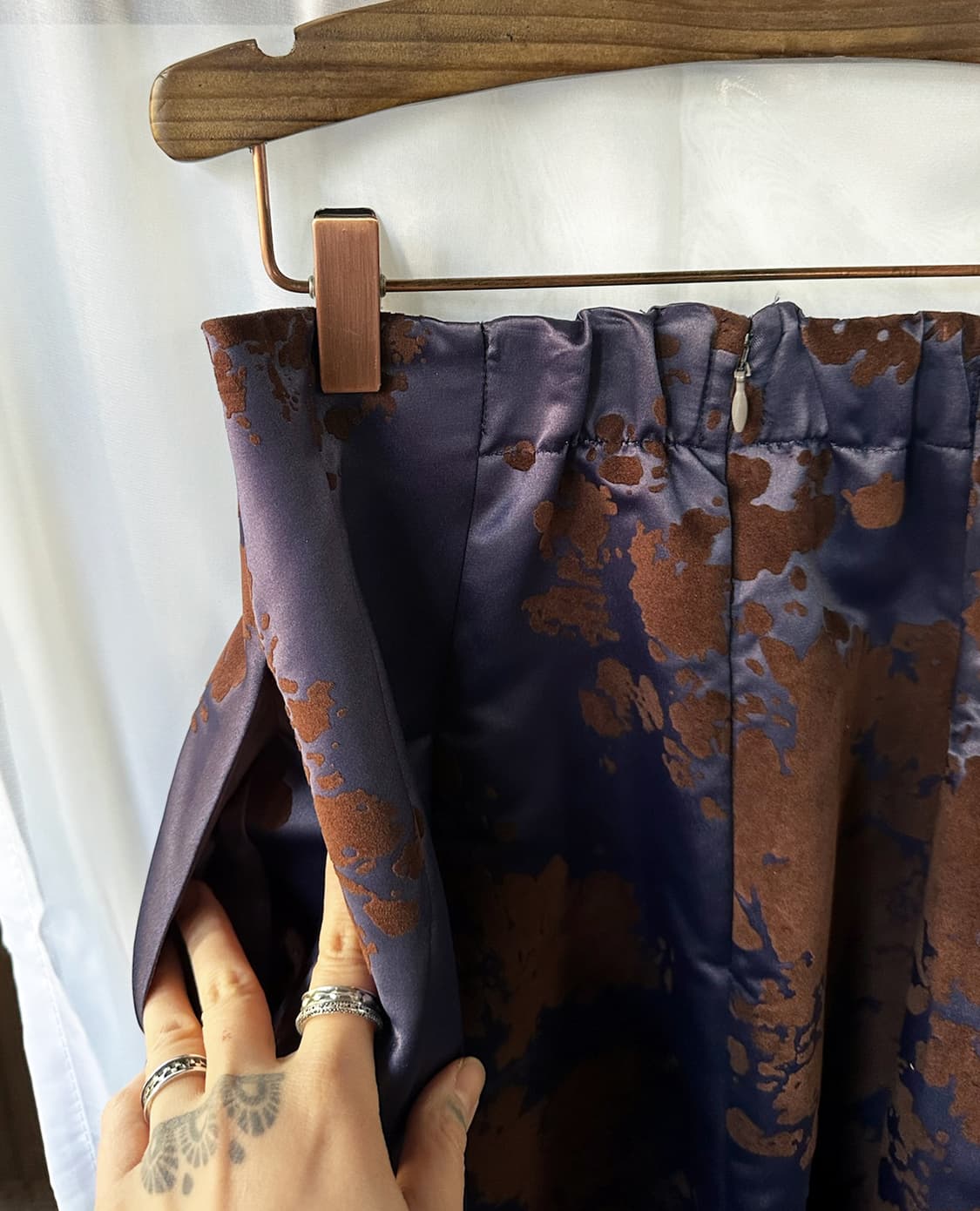 FRAY I.D printing flare skirt 상품이미지7