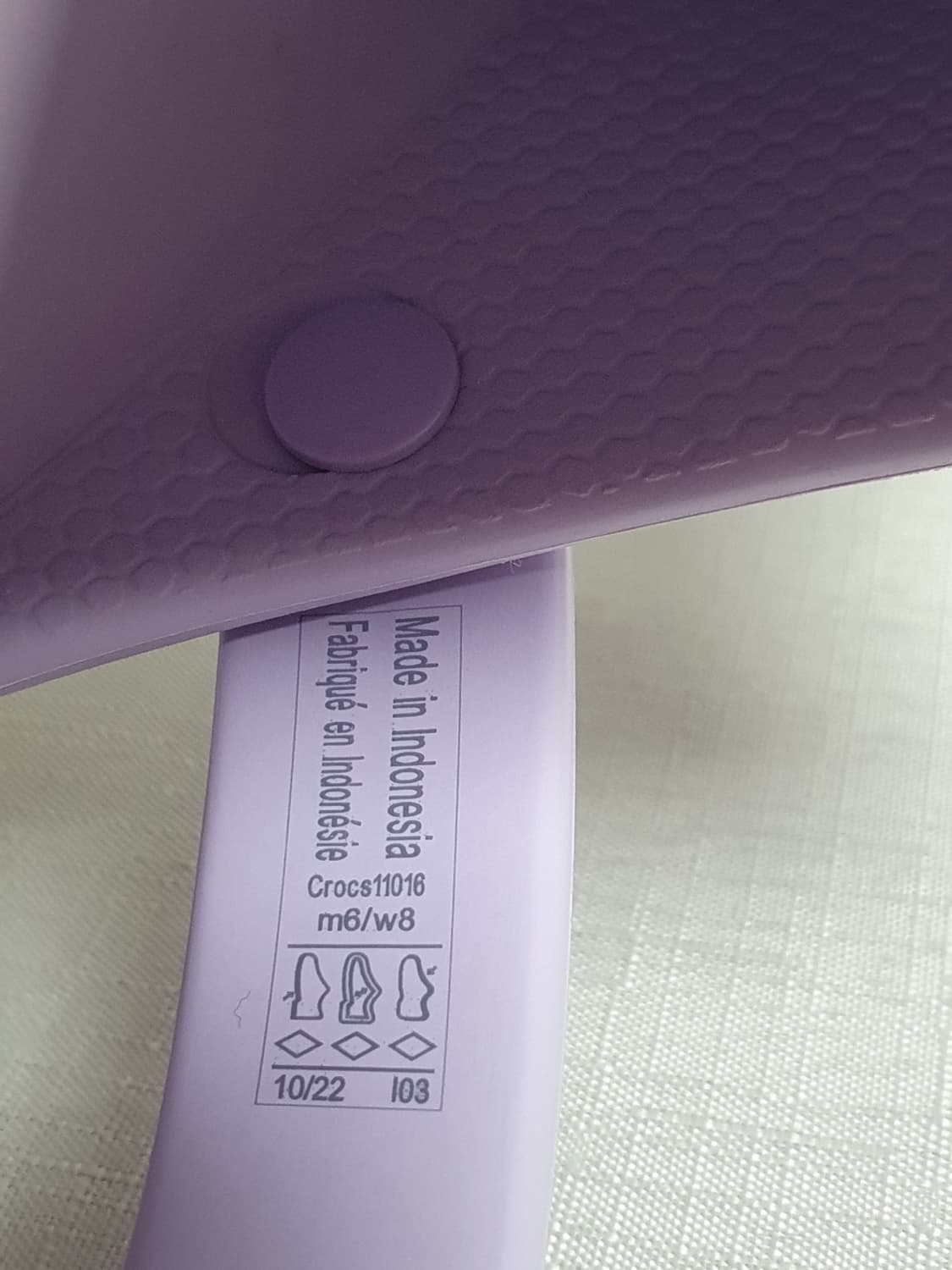 250mm 크록스 크록밴드 클로그 라벤더 W8 상품이미지9