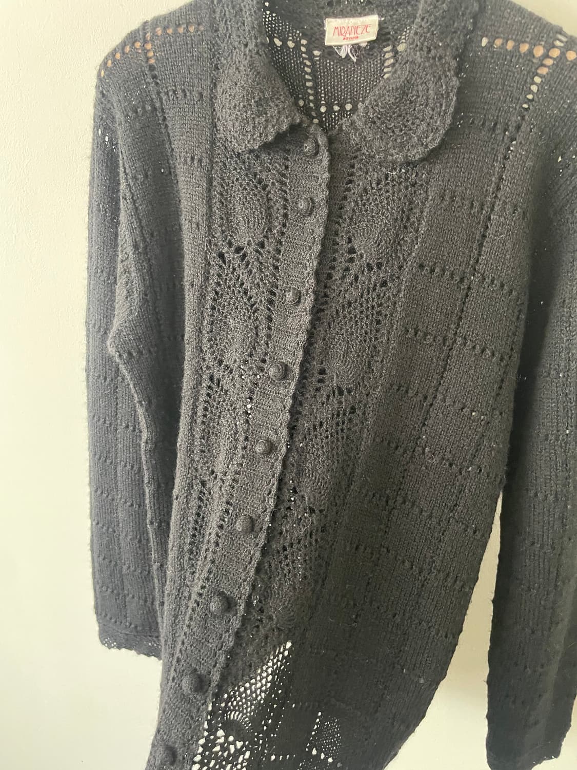 vintage crochet wool cardigan 상품이미지6
