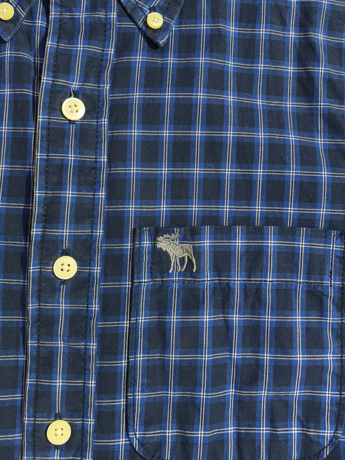 아베크롬비 자수로고 체크 셔츠  상품이미지4