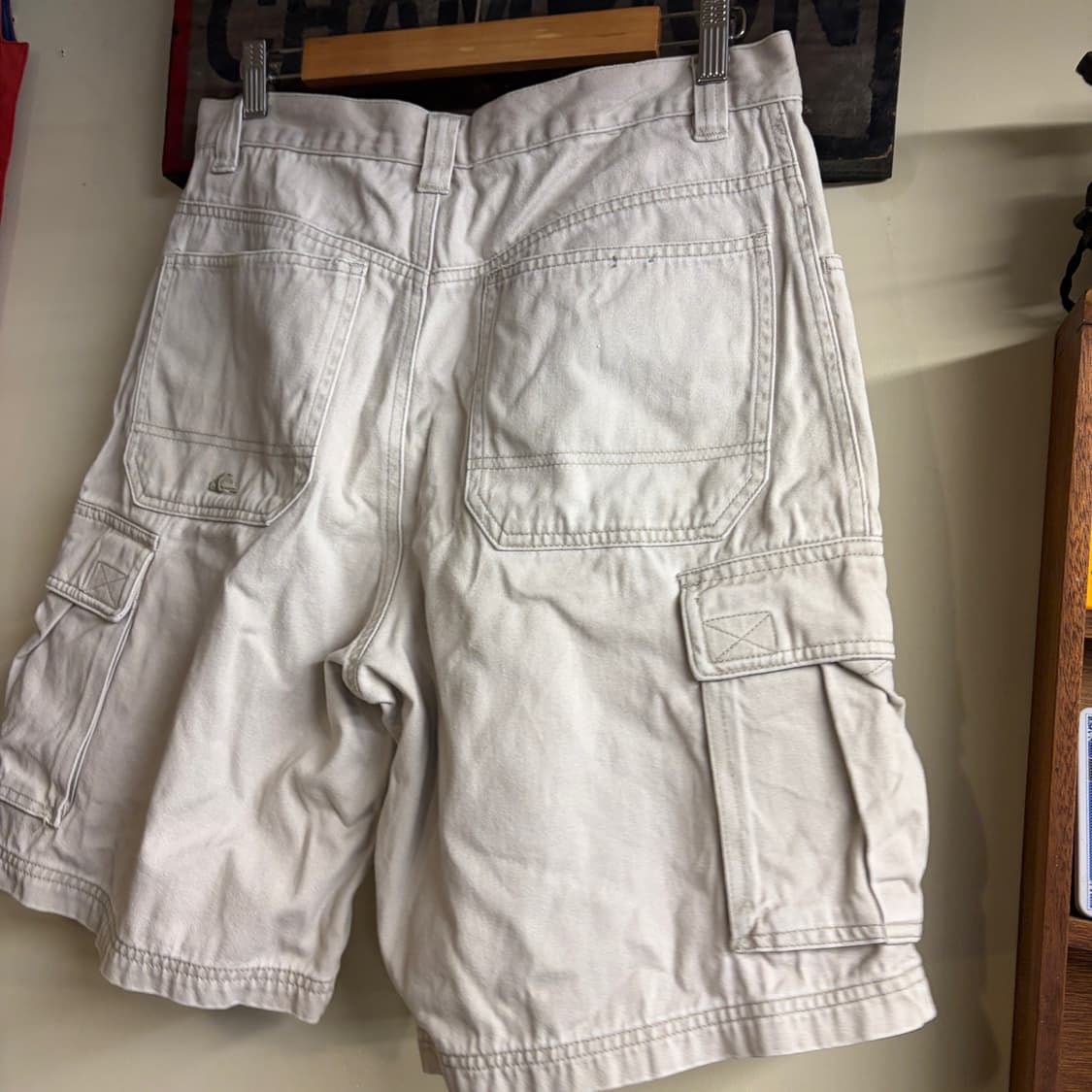 Quiksilver Cargo Shorts White 33 Size 2 상품이미지8