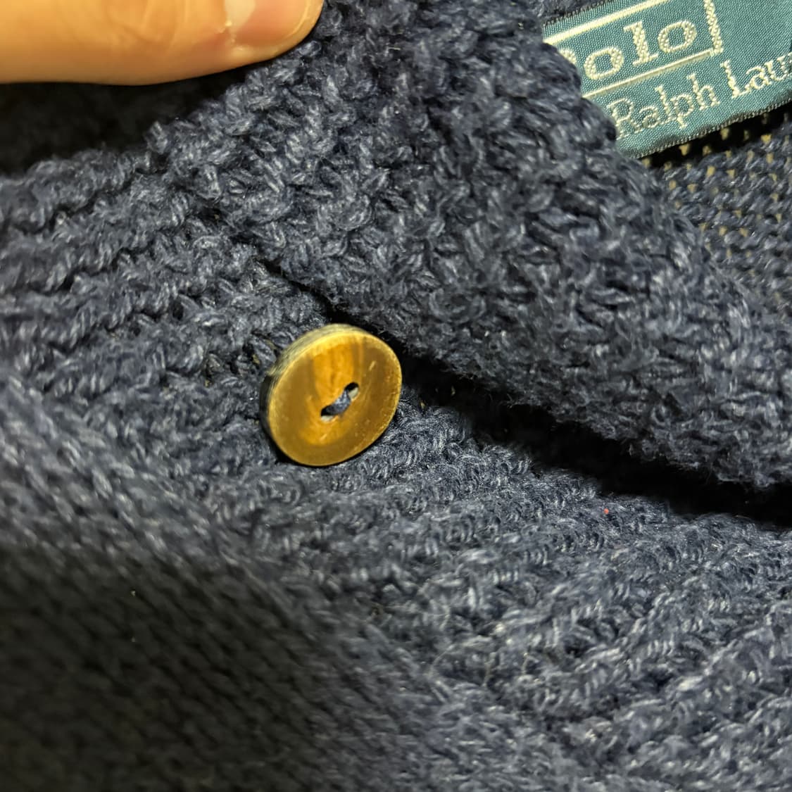 폴로 랄프로렌 숄카라 올드 글로리 성조기 니트 / 네이비, XL 상품이미지4