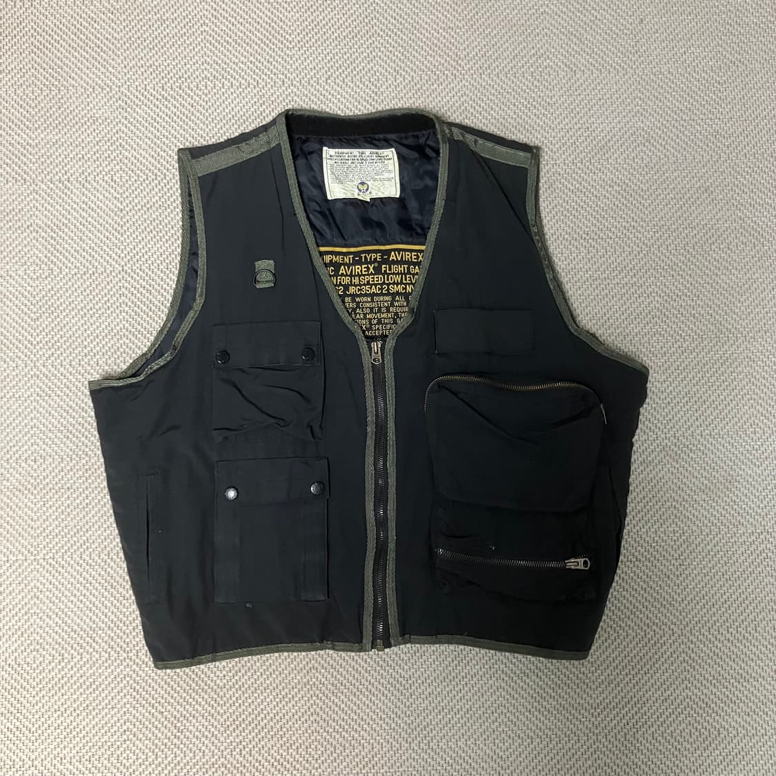 아비렉스 집업 조끼 베스트  L 상품이미지2