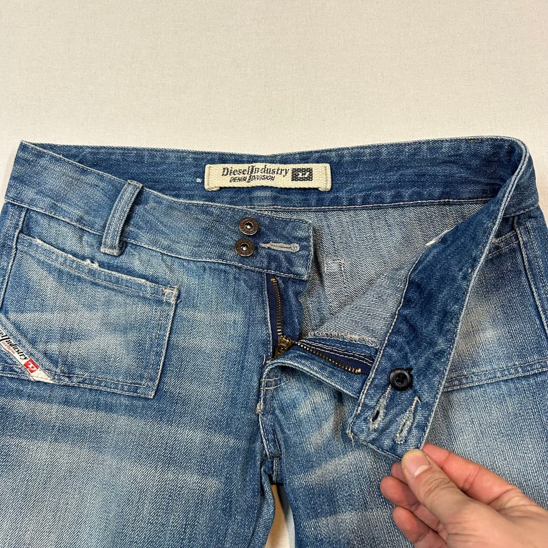 30inch) 디젤 DIESEL 로우라이즈 데님 청바지 상품이미지8