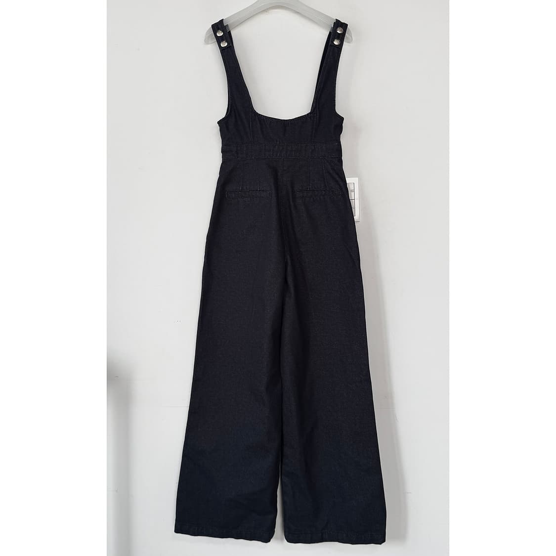 오브제 23 투버튼 데님 오버롤 팬츠 상품이미지4