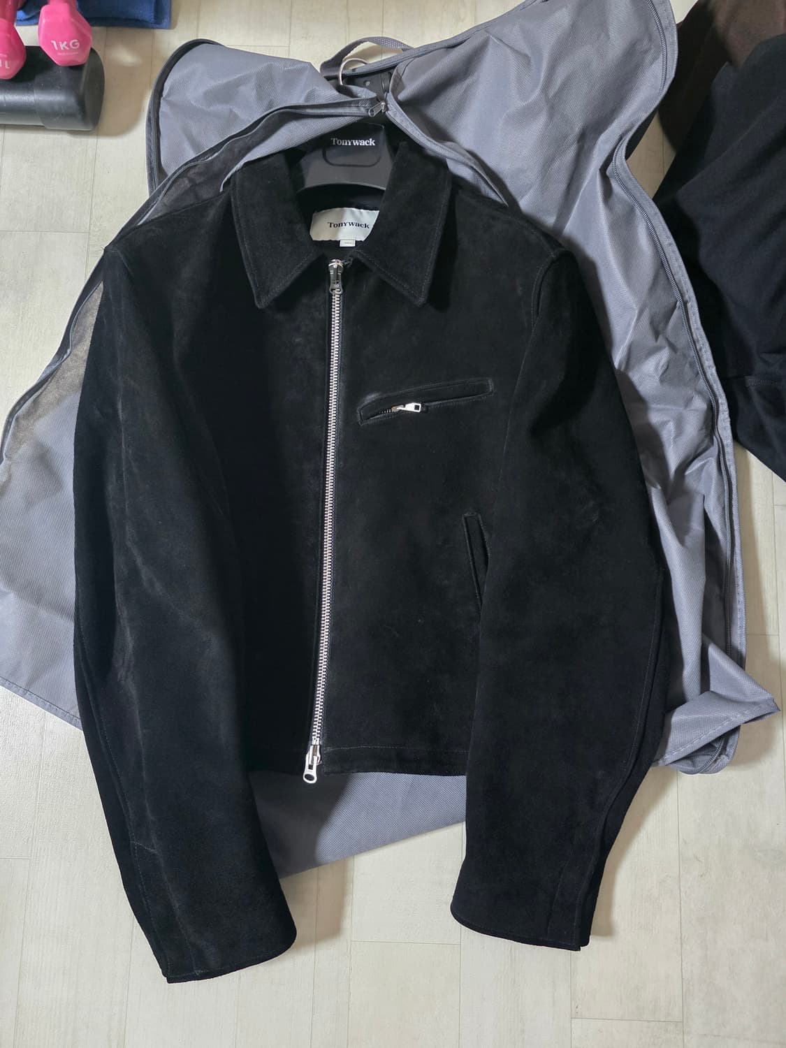 토니웩 카우하이드 디트로이트 스웨이드 자켓 L 상품이미지2