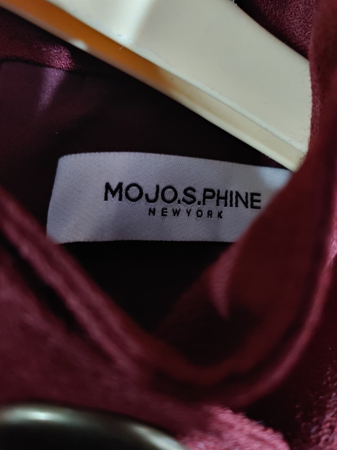 모조에스핀 버건디 벨트 롱 원피스 여성 55 상품이미지3