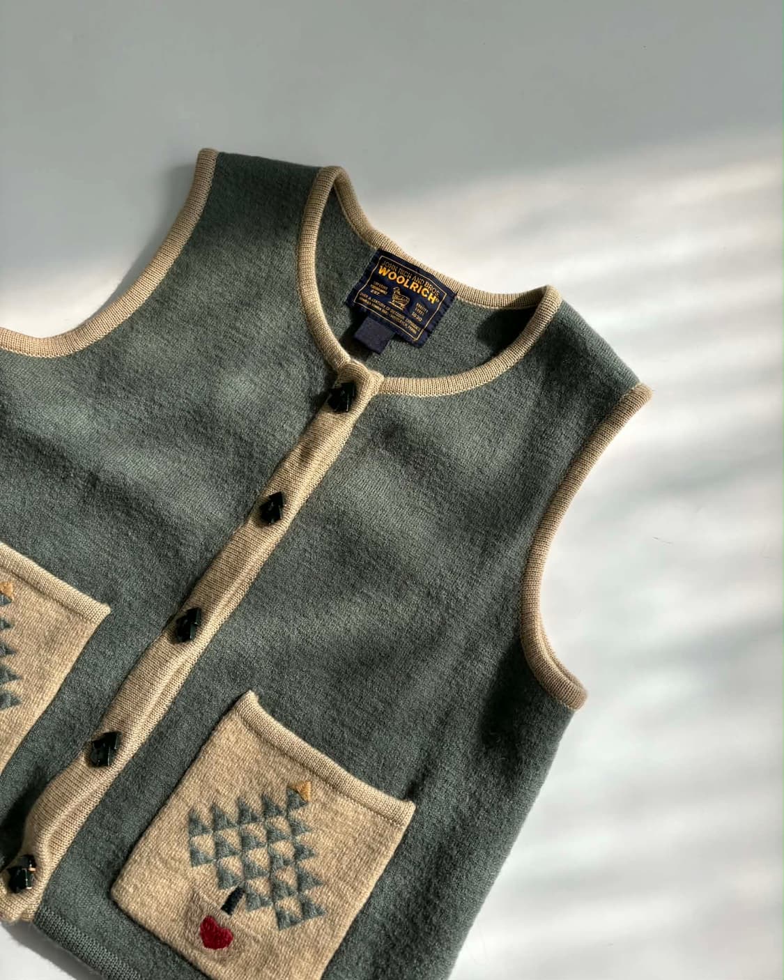 [S] 울리치 크리스마스 트리 니트 베스트 상품이미지5