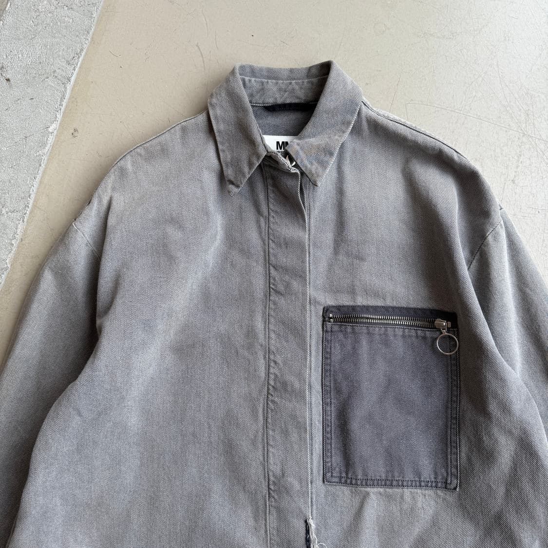mm6 메종 마르지엘라 15ss 데님 코트 상품이미지3