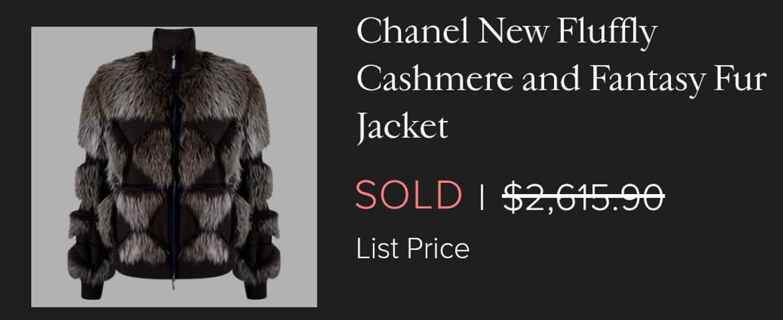 샤넬 캐시미어 faux퍼 자켓 상품이미지3
