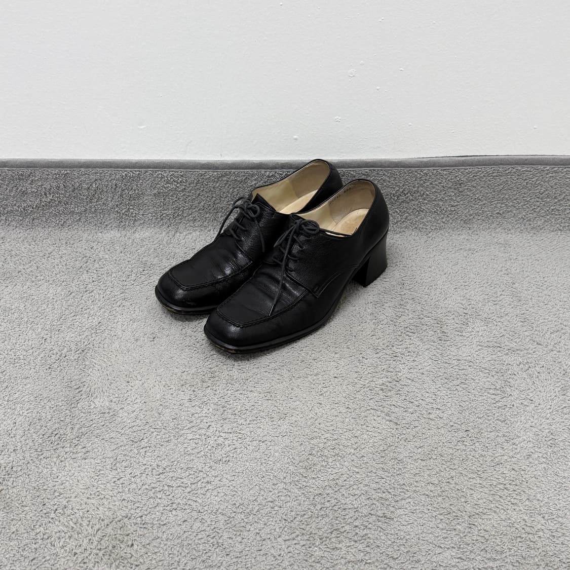 90s Margaret Howell square toe mid heel 상품이미지1