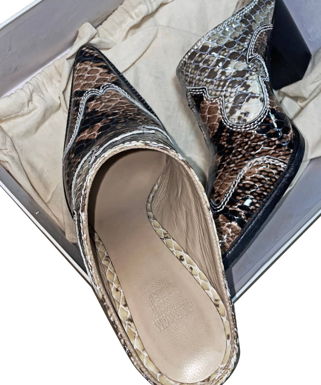 Maryam Nassir Zadeh - Phyton Mule 상품이미지4