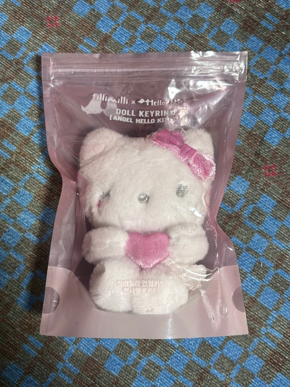산리오x필리밀리 천사 헬로키티 키링 상품이미지1