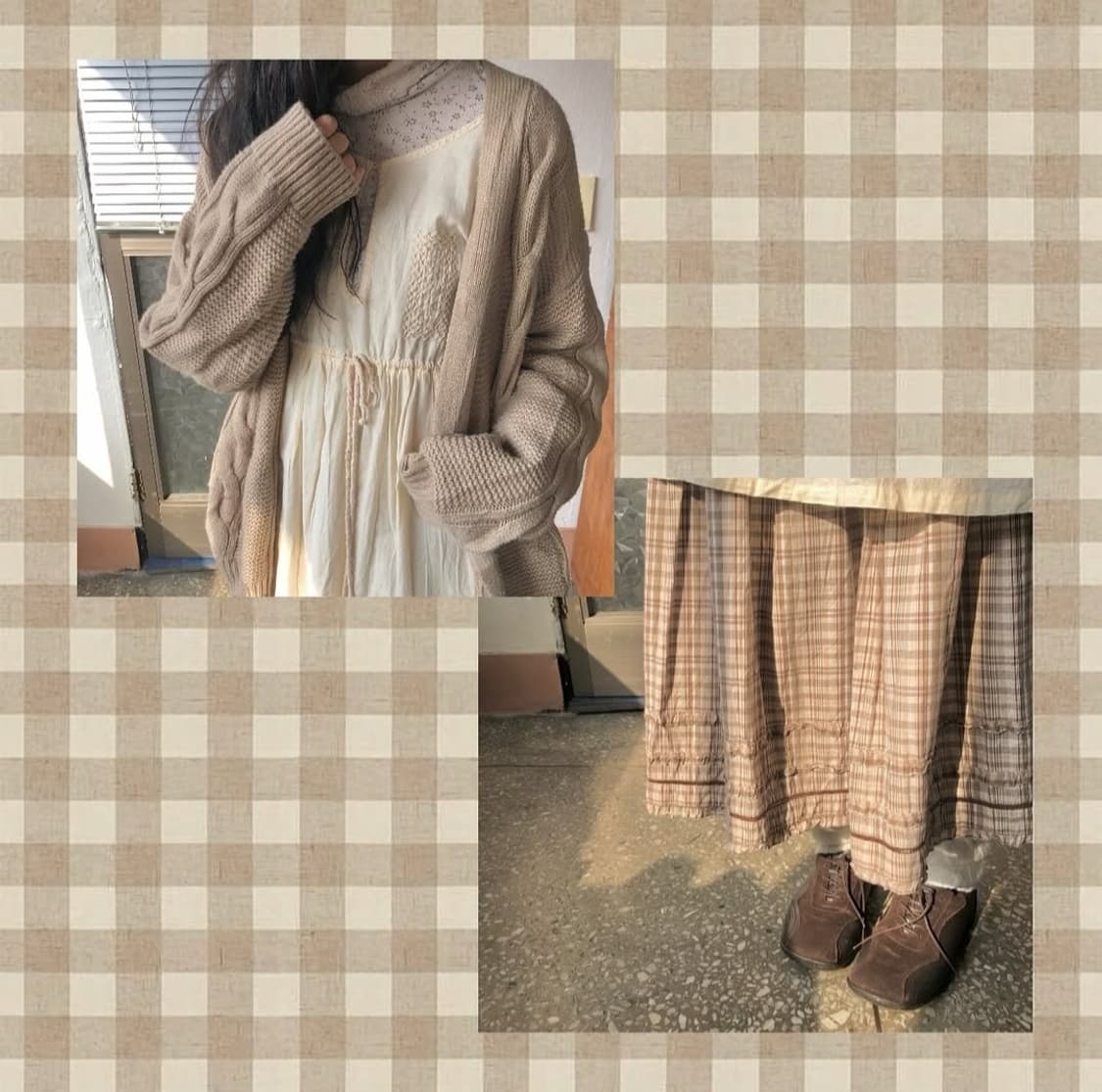 빈티지 코지모리걸 코디세트 상품이미지3