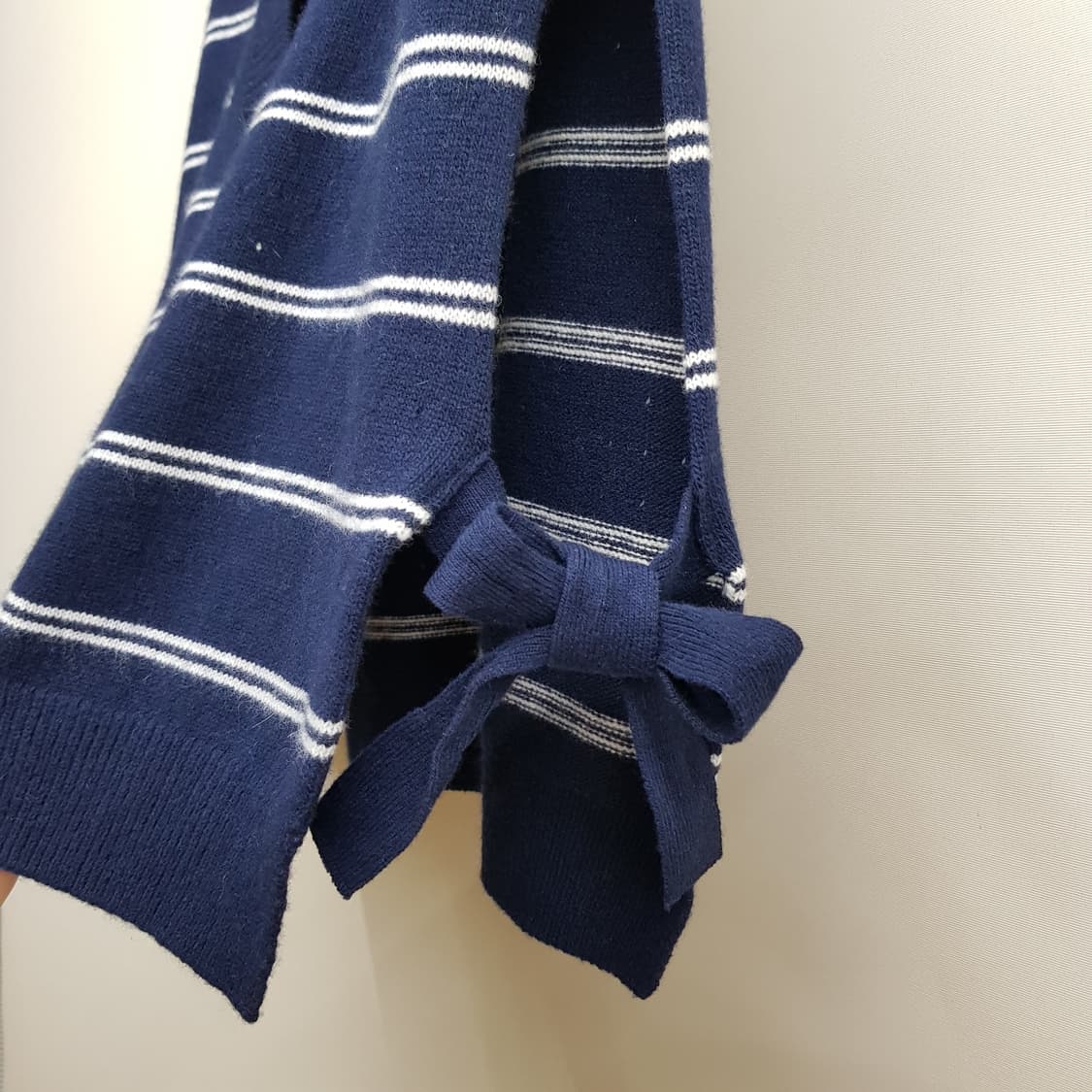 한섬 시스템 2021 스트라이프 브이넥 니트 조끼 F사이즈 상품이미지4