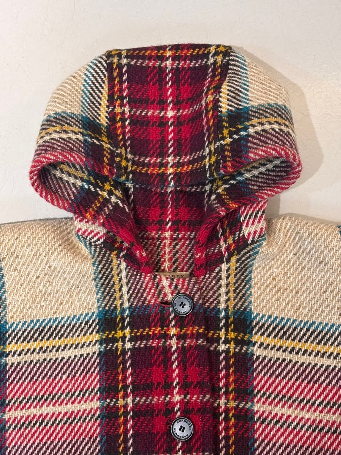 Vintage Burberry Wool Cape Coat 상품이미지4