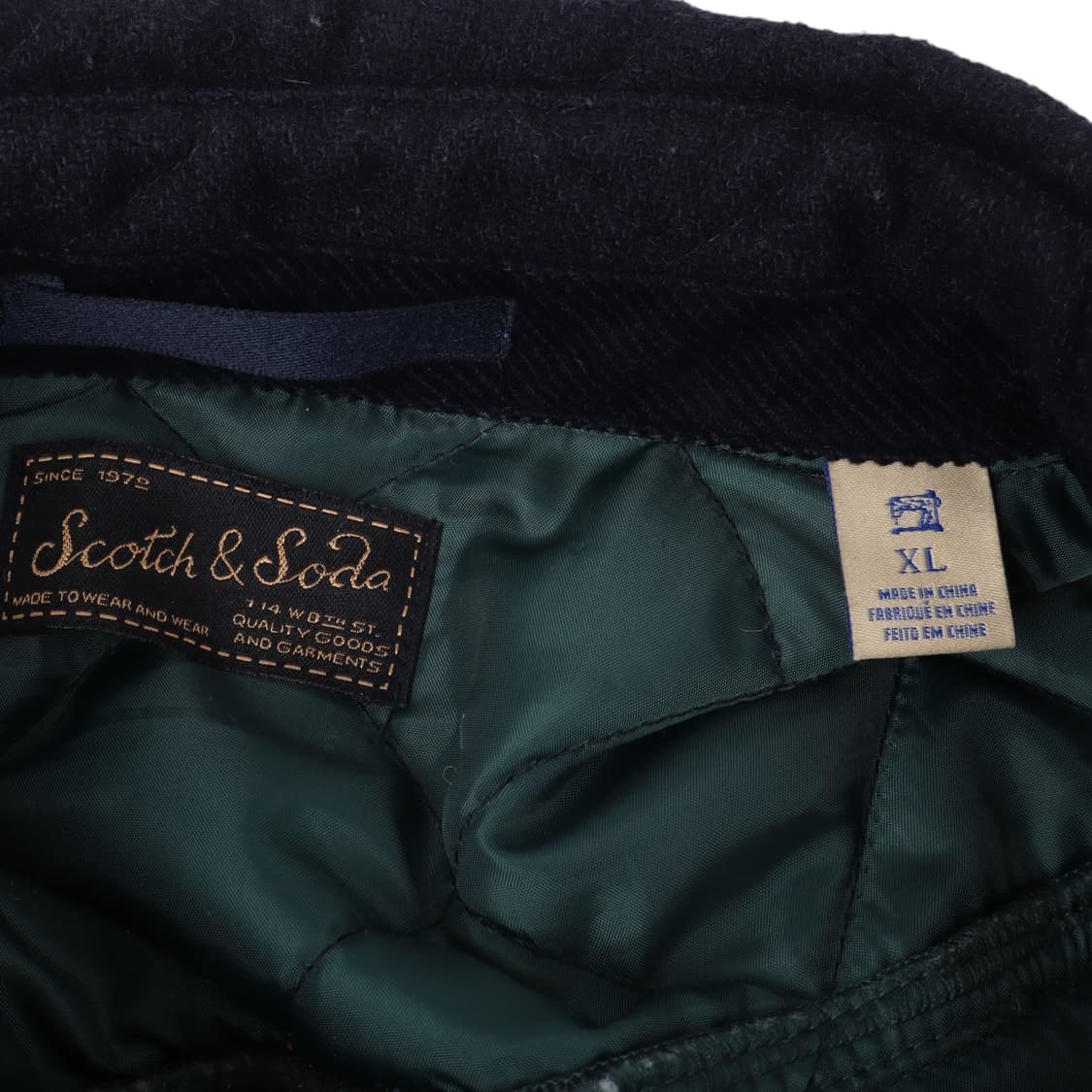 스카치앤소다 울 블루종 퀄팅 점퍼 자켓 상품이미지8