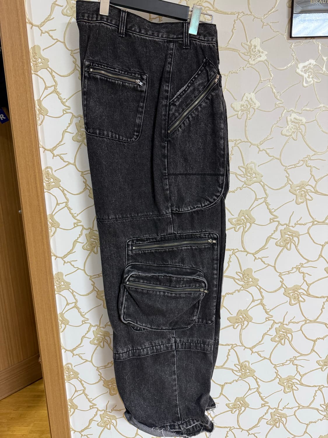 빅유니온 깡스타일리스트 블랙데님L 상품이미지1