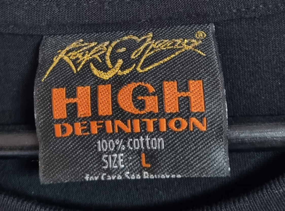 L ) ROCK CHANG 블랙 빈티지 늑대 반팔티 상품이미지3