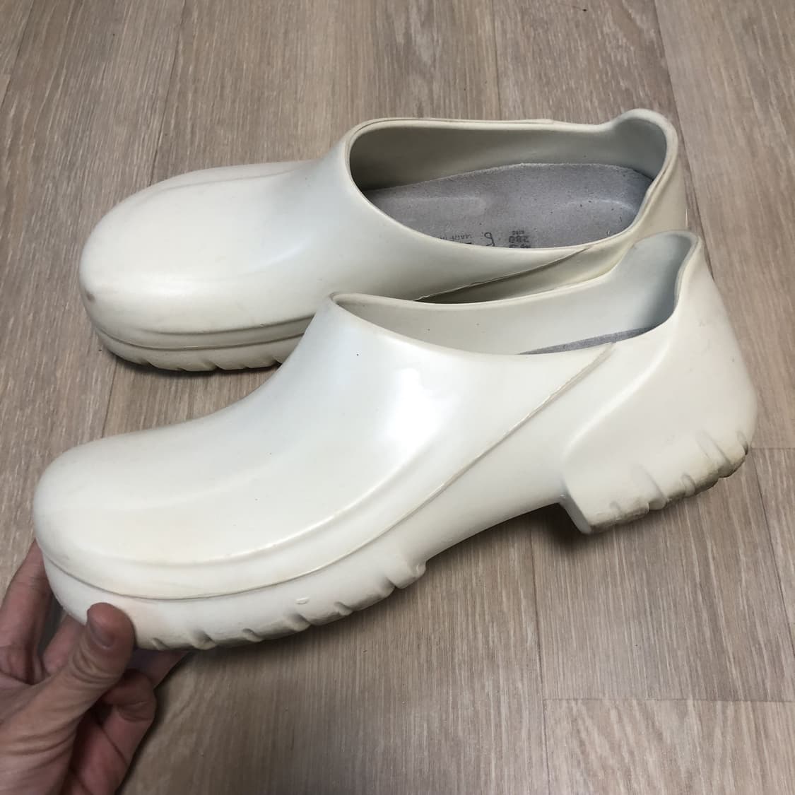 (280) 버켄스탁 BIRKENSTOCK A630 클로그 화이트 상품이미지1