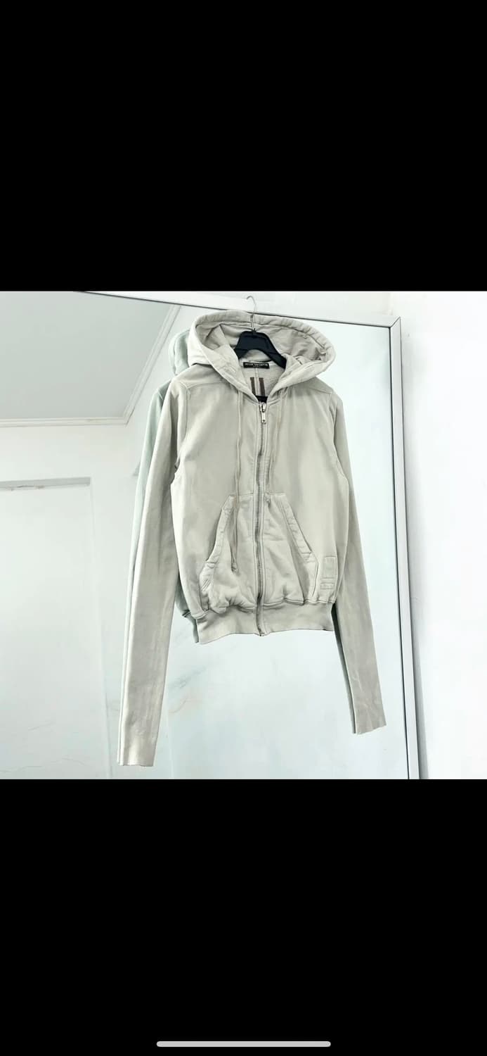 릭오웬스 다크쉐도우 크롭 후드 집업 상품이미지1