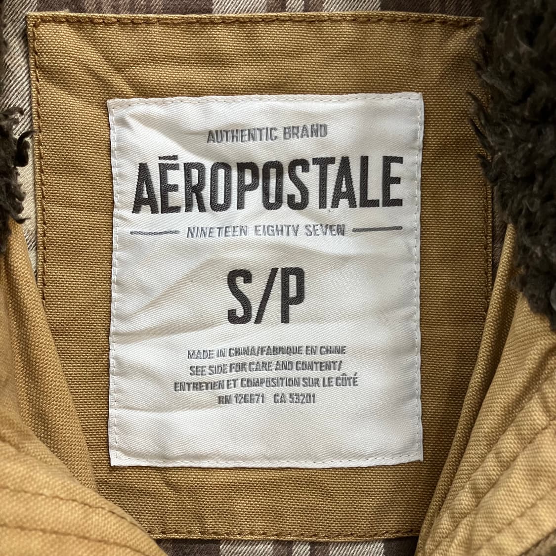 에어로포스테일 퍼 코튼자켓 S 상품이미지2