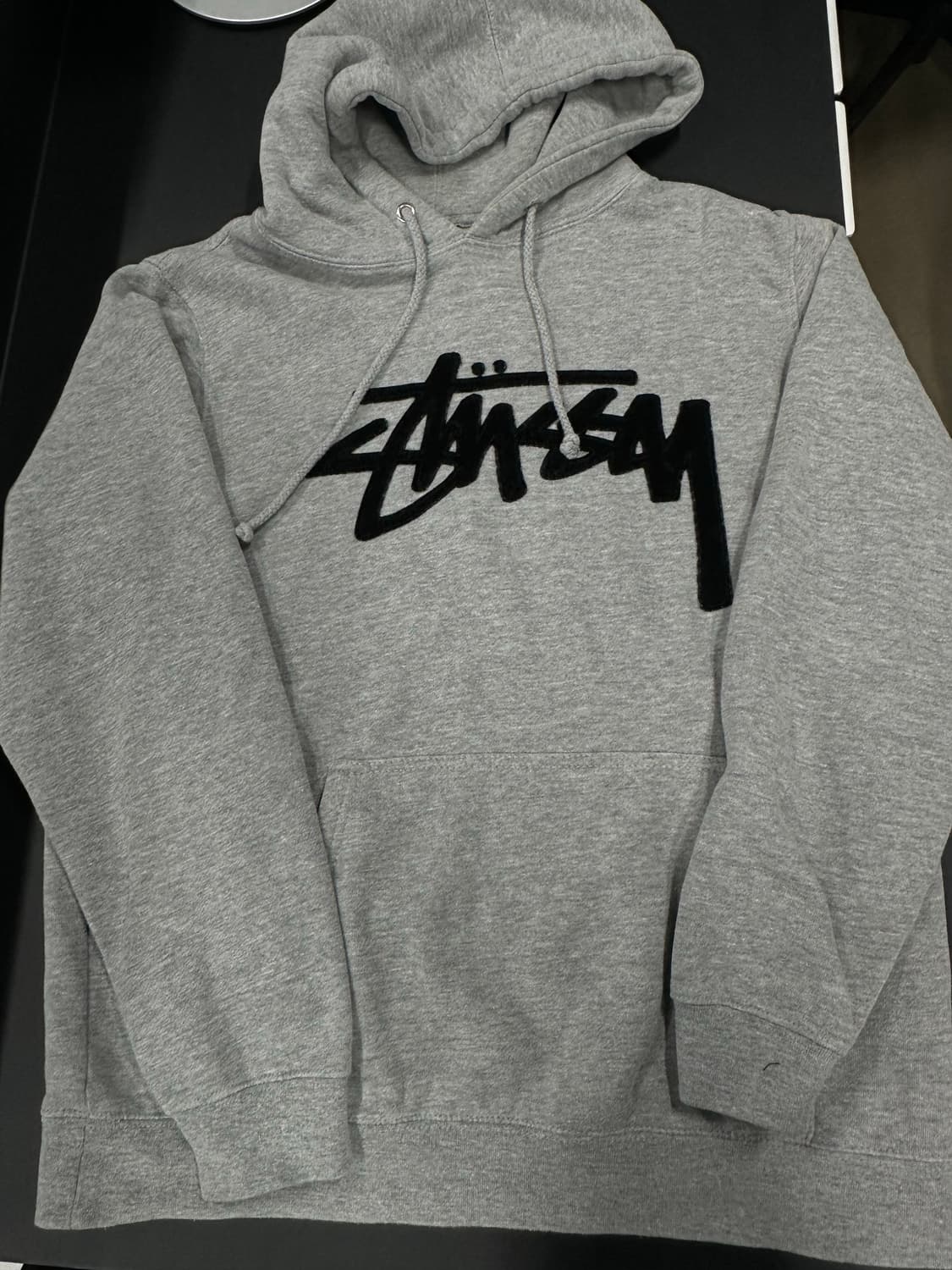 스투시 그레이 후드티 상품이미지3