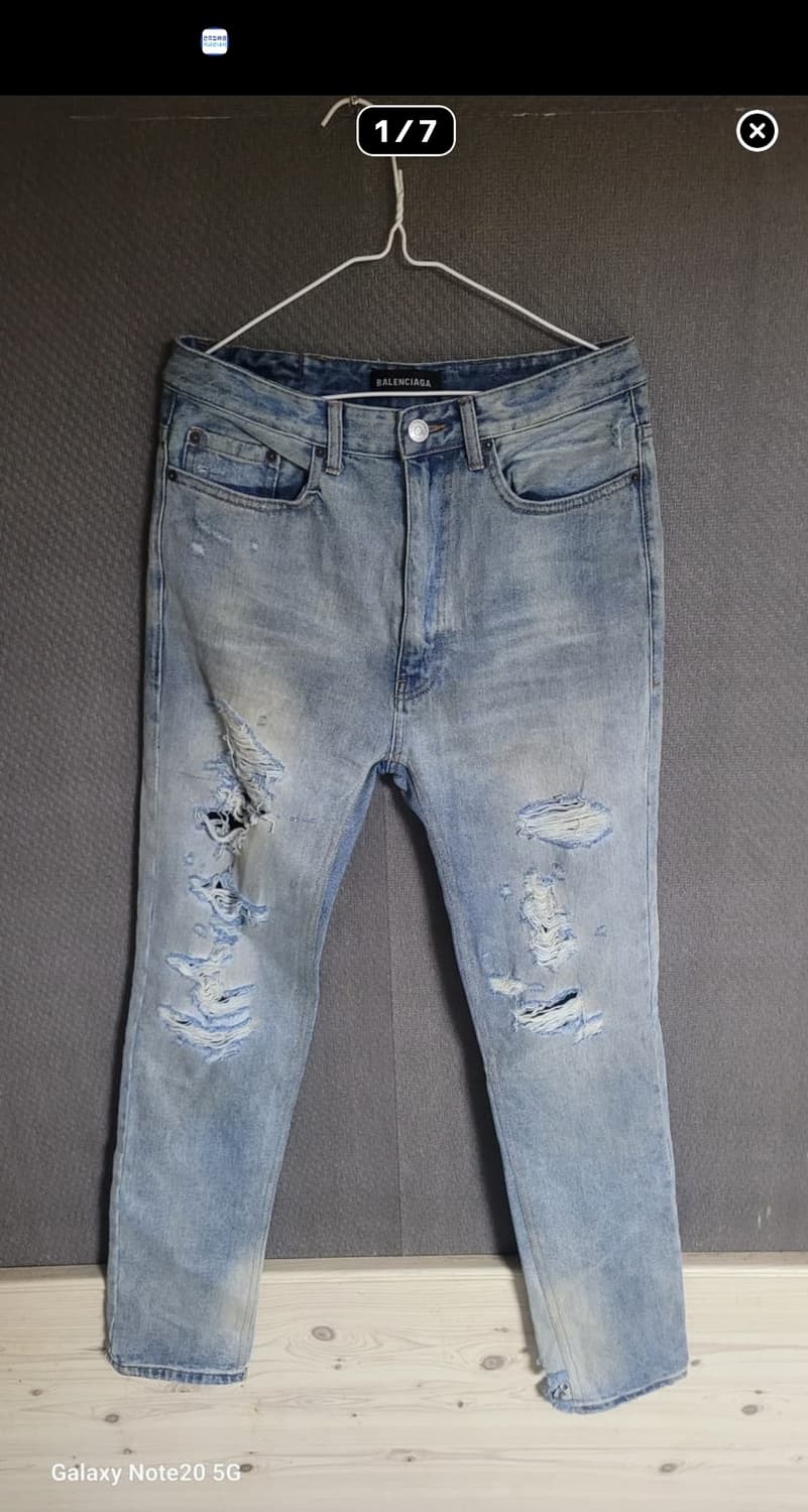 발렌시아가 데님 펜츠 상품이미지1