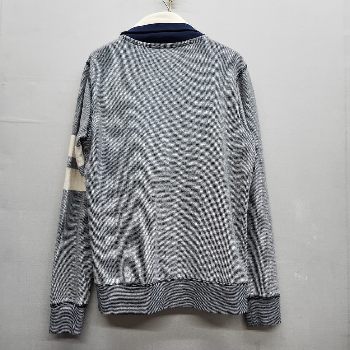 타미힐피거 바시티 로고 숄카라 코튼 가디건 M(M~L)남여공용 상품이미지4