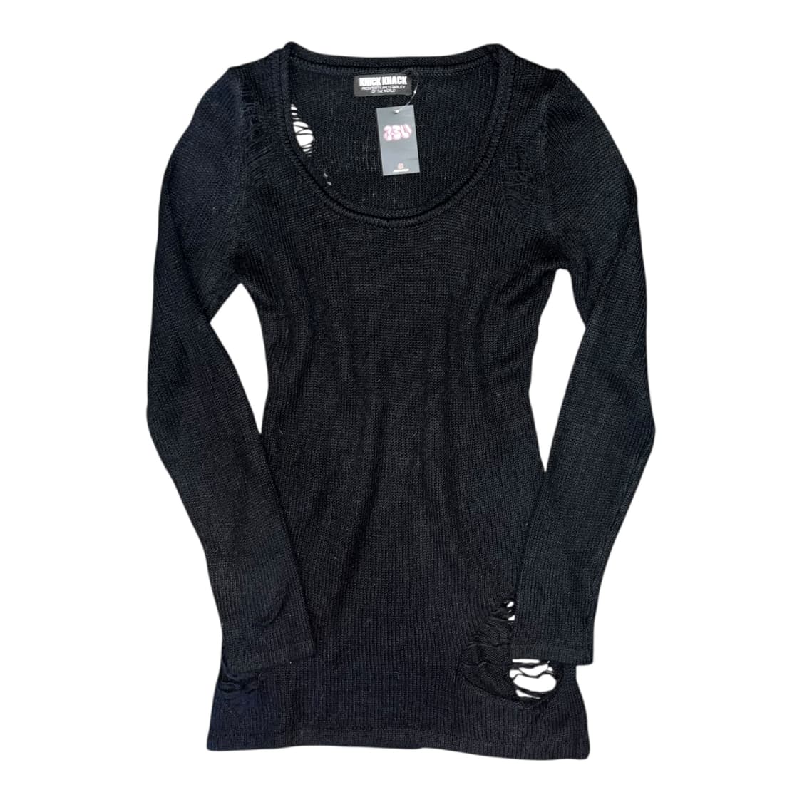 KNICK KNACK 닉낵 그런지 롱 긴팔 니트 y2k갸루펑크 상품이미지1