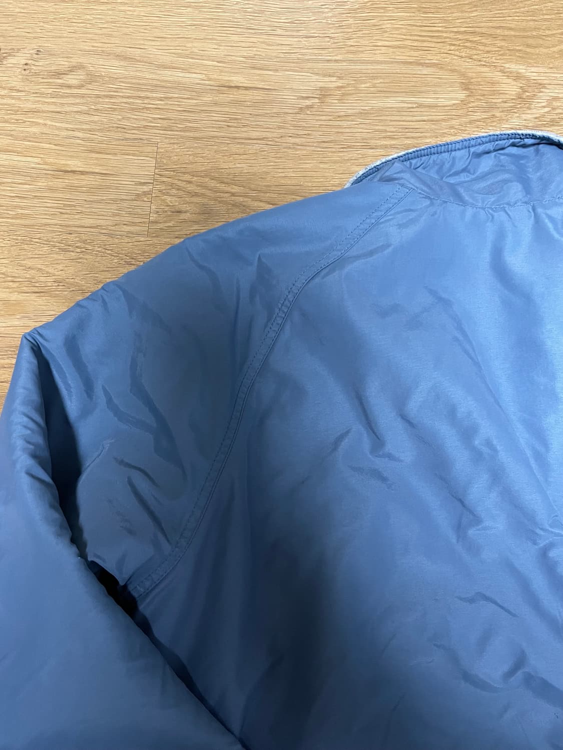 파타고니아 쉘드 신칠라 집업 XL 틸 블루 80s 90s 올드 빅로고 상품이미지5