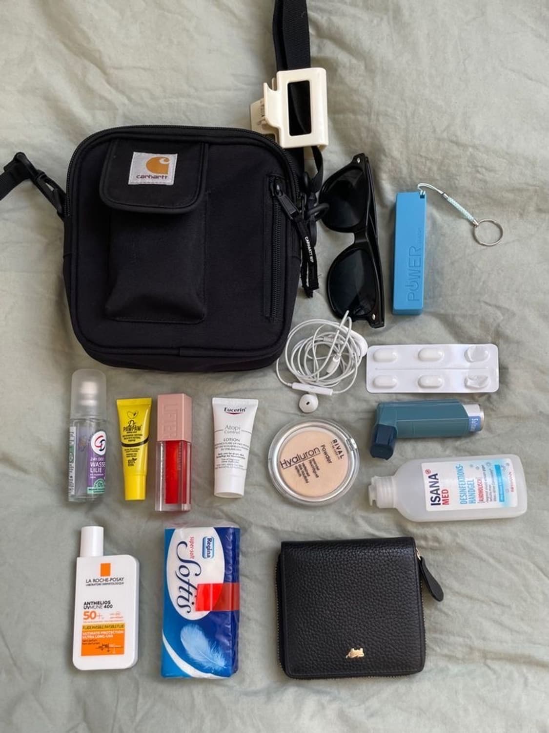 칼하트 에센셜 백 스몰 블랙 정품 상품이미지5