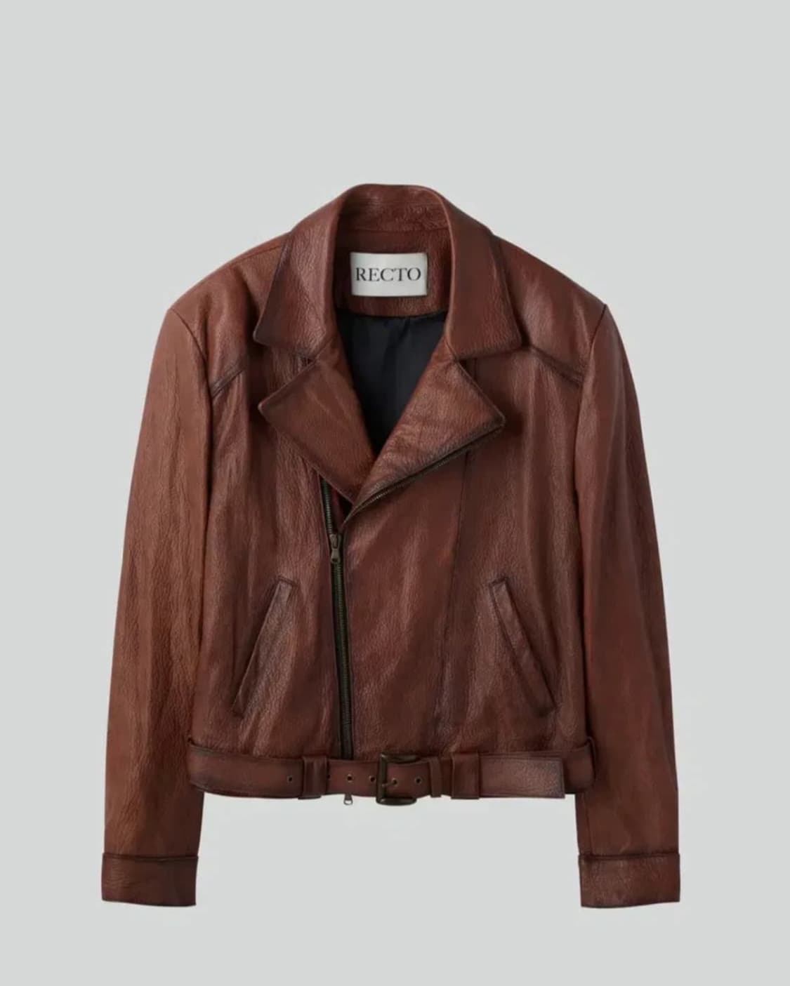렉토 빈센트 바이커 꼬냑M 렉토레더 렉토자켓 상품이미지1